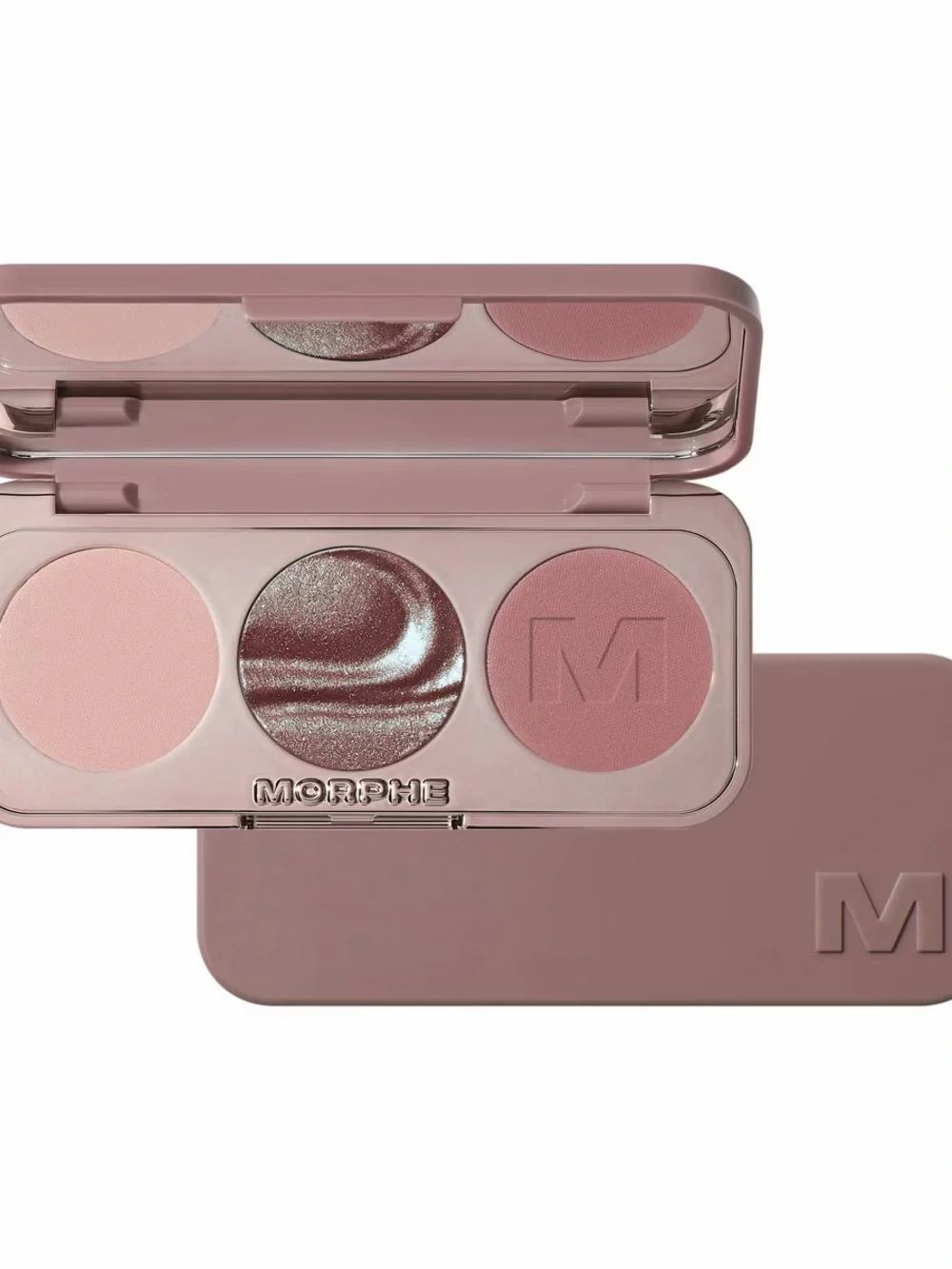 Morphe Trio Eyeshadow- Soft Pink, Dusty Rose, Champagne
